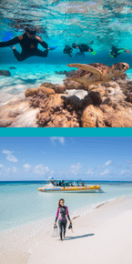 Great barrier Reef sunset